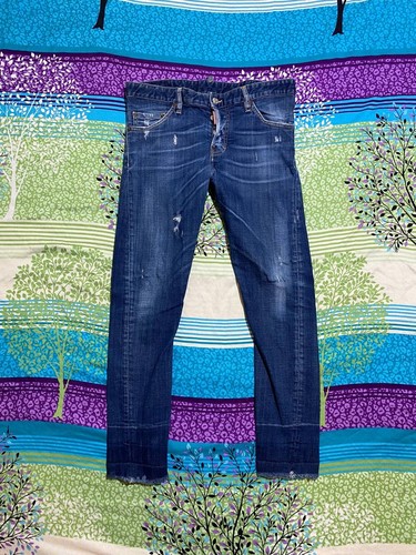 Dsquared2 blue denim jeans - dsquared2,